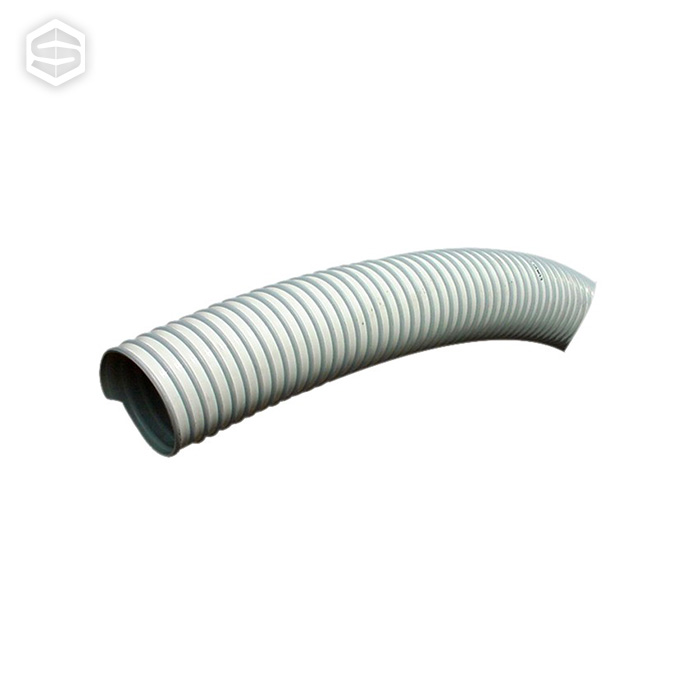 Tubo spiralato in pvc grigio ø 100 mm